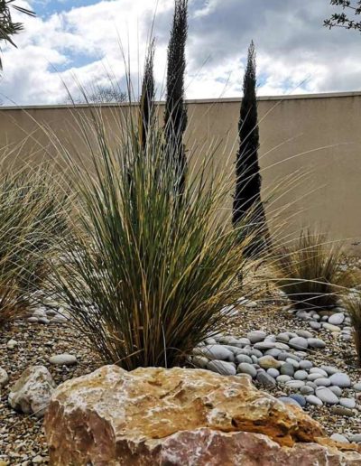 Création d'un jardin minéral par Cap'Paysages, paysagiste à La Brède et Audenge