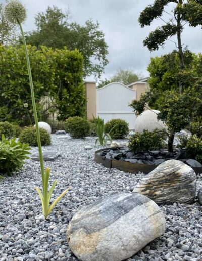 Cap'Paysages, jardin minéral et piscine lagon à Audenge, paysagiste à Audenge et La Brède