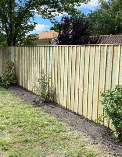 Clôture bois, Cap-Paysages, La Brède, Léognan, Villenave d'Ornon, Cadaujac, Audenge, bassin d'Arcachon