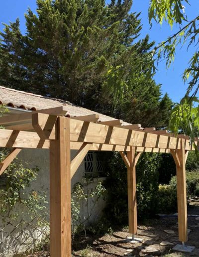 Pergolas bois, Cap'Paysages, Saucats, La Brède, Léognan, Martillac, Audenge, bassin d'Arcachon